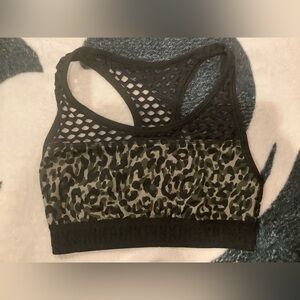 PINK Victoria's Secret Leopard Sports Bra